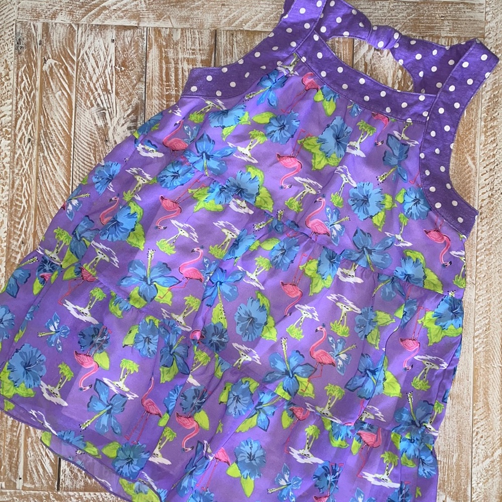 🦩🌺Pogo Club NY Flamingo Dress🌺🦩 16-18 months